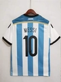 2014 Argentina Home Jersey - Custom Printed #10 Messi