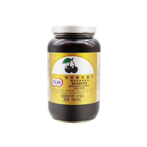 百利有枝黑樱桃727g烘焙黑森林蛋糕甜品装饰大果车厘子商用