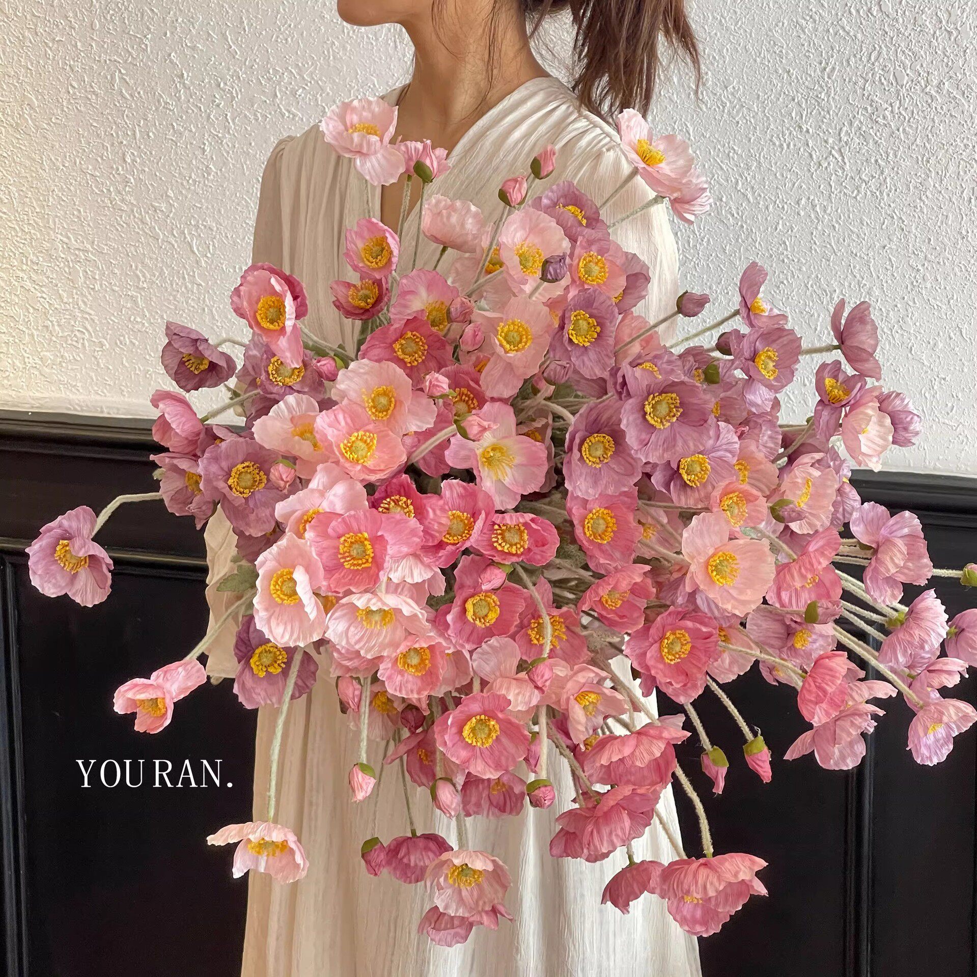 ins韩系假花虞美人仿真花罂粟花