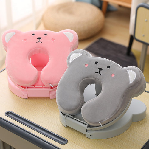 儿童小学生折叠午睡枕趴睡枕学校教室午觉桌上趴趴抱枕头午休神器