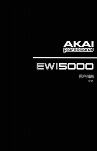 雅佳EWI5000电吹管中文使用说明书