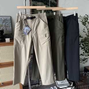 3D立体剪裁 机能休闲裤 外贸男装 日系防泼水弹力工装 春季 户外牛裤