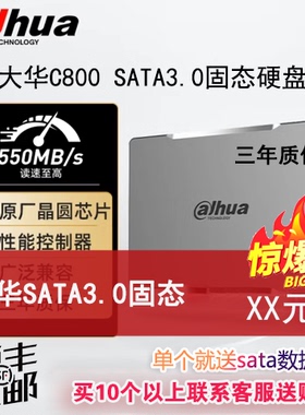 大华固态硬盘SATA3.0 C800 512G/120G/128G/256G
