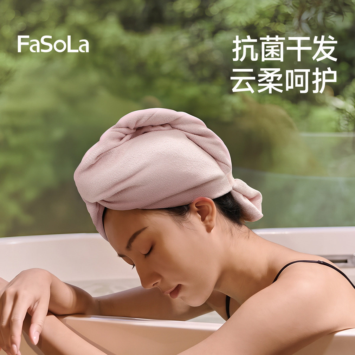抗菌防螨干发帽女士专用长发强力快速吸水婴用级包头巾洗头毛巾
