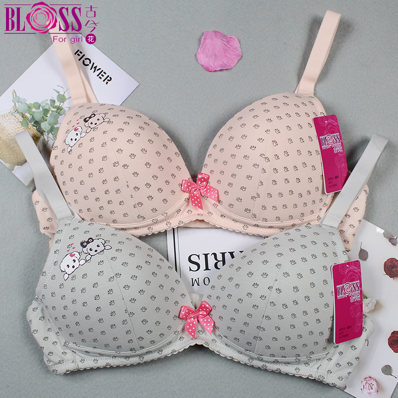 古今花可爱风卡通定型无钢圈文胸