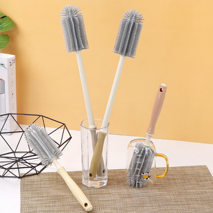 小国乐硅胶杯刷洗杯子专用刷子水杯清洗神器长柄保温杯奶瓶清洁刷