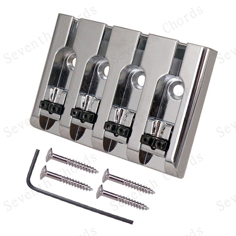 四弦电贝司琴桥拉弦板4弦贝斯Bass弦桥 BS-28 可调节前后的弦码