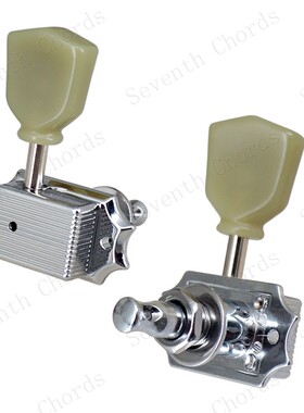 复古款绿玉石民谣木电吉他弦钮弦钮琴弦钮扭弦准旋钮上卷弦10mm孔