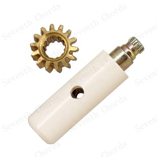 吉他弦钮琴弦齿轮和拉弦杆钢柱花孔开孔和线轮塑柱 1比14