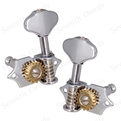 开放式民谣金色吉他弦钮