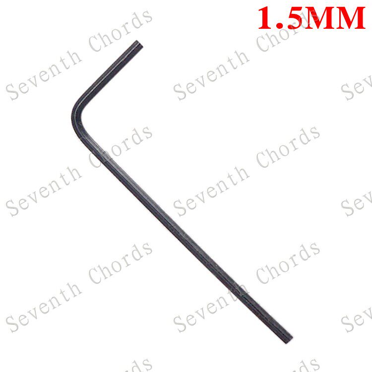 电吉他单摇琴桥弦码内六角扳手 电贝司琴桥弦码内6角扳手 1.5MM