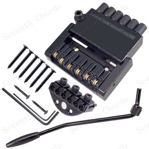 无头电吉他琴桥拉弦板弦桥滚珠