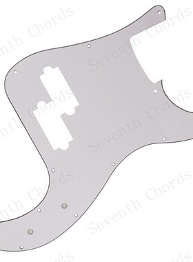 PB Bass 电贝斯贝司护板前盖板前面板 3电位器孔 复古绿 NH-73-58