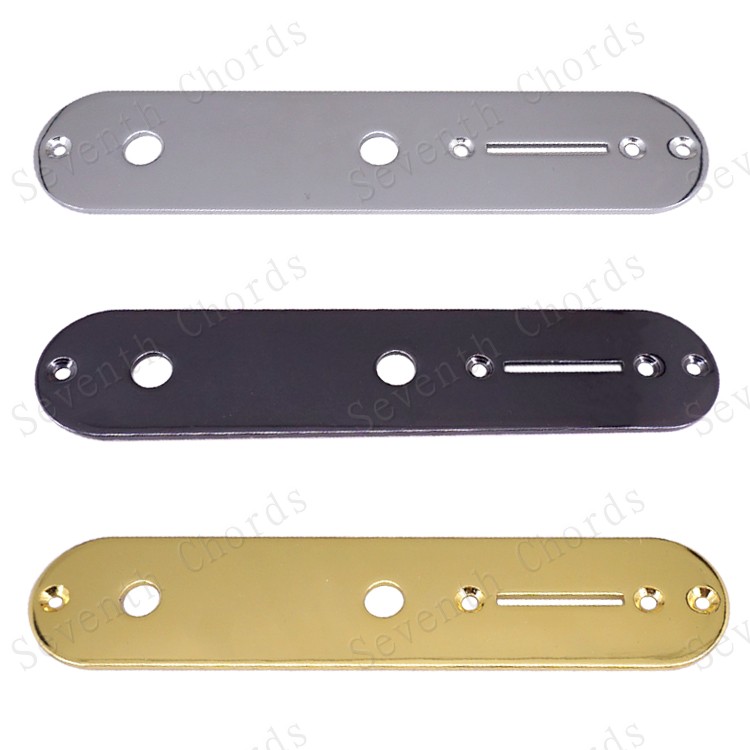 9MM电位器孔一字形TELE吉他控制电路铁板TL电位器电路总成金属板