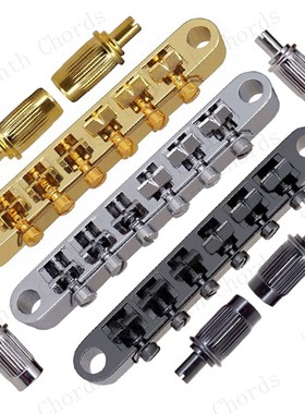 Lp琴桥 EPI电吉他前置拉弦板琴桥弦桥弦鞍 Tune-O-Matic 琴桥鞍