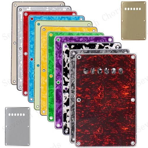 电吉他后盖板布线弹簧仓盖板