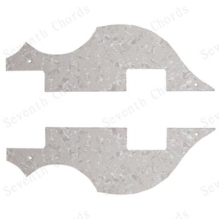 正手和反手左手款电吉他护扳前盖板前护板前盖板  白珍珠NH-17-03