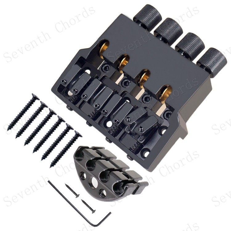 无头贝斯贝司琴桥拉弦板弦桥下驹琴鞍 Headless Bass Bridge WB01