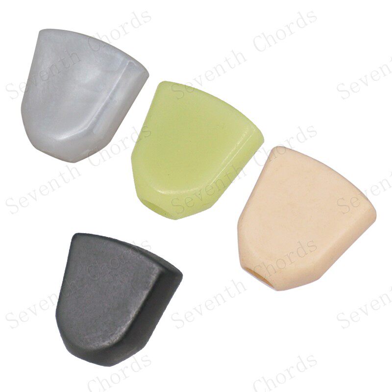 民谣电吉他弦钮手柄 旋弦钮头帽子琴钮手拎弦轴扣把手 绿色玉石款