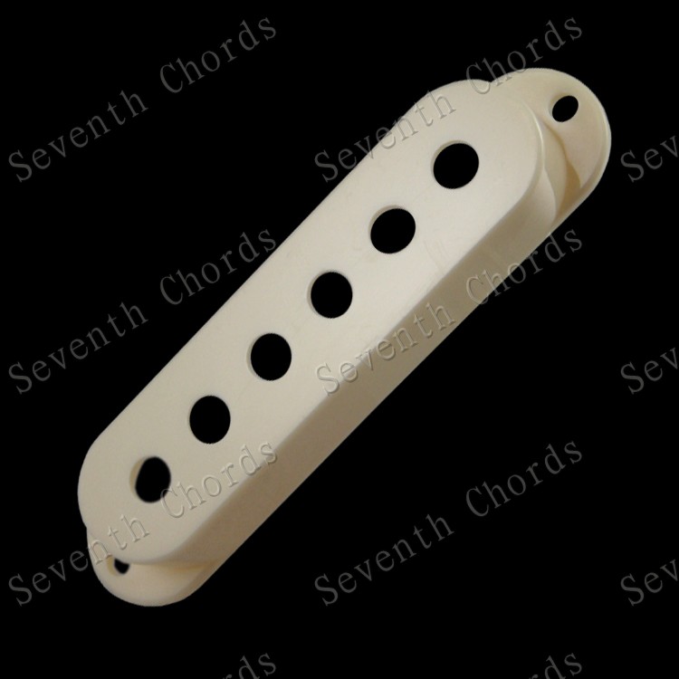 电吉他单线圈拾音器外盖子罩子 SQ ST三3单单单拾音器外壳子 米白