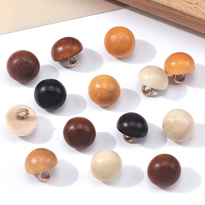 木质纽扣毛衣开衫针织衫衬衣外套