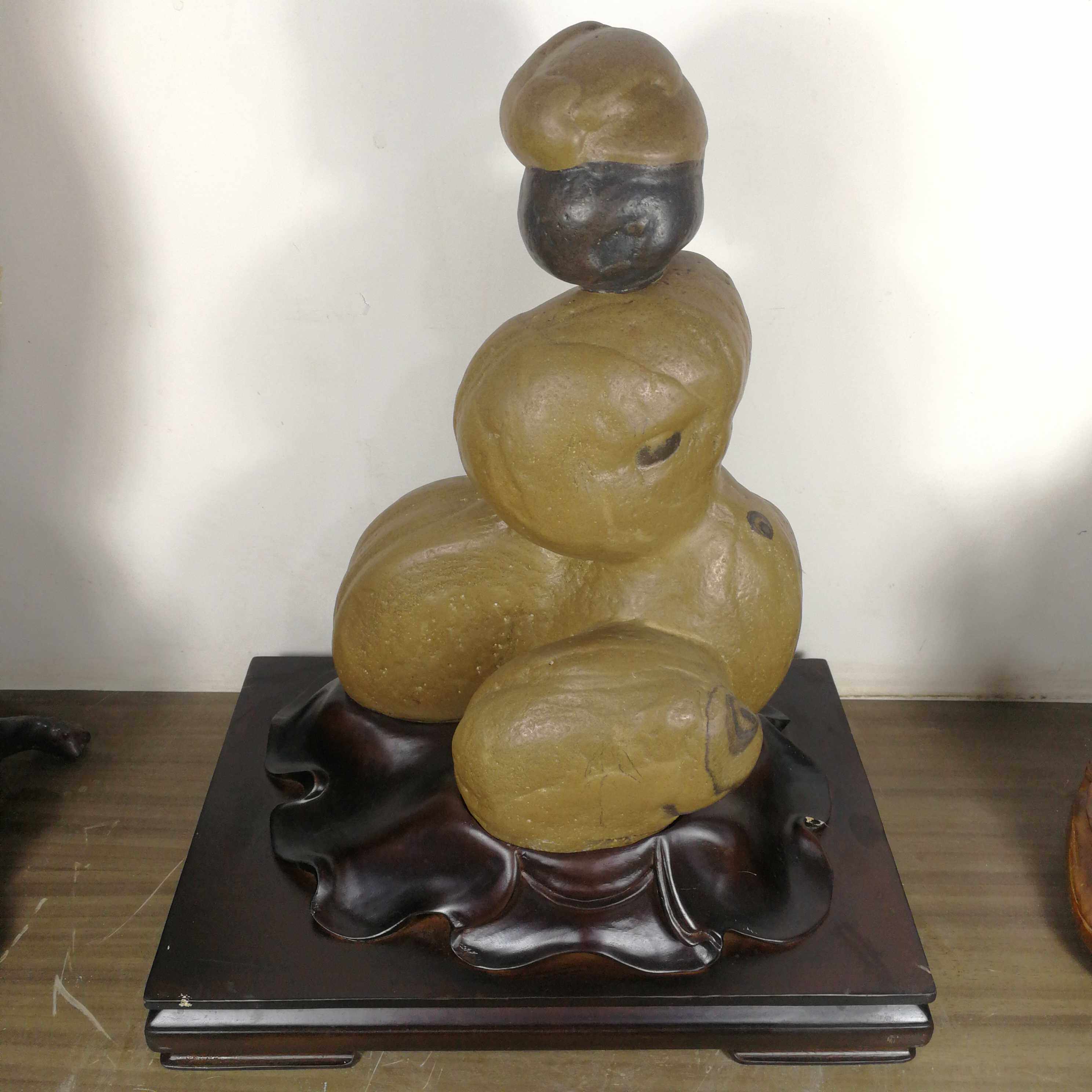 天然奇石 观赏石 雅石 卡通石 人物 丰乳肥臀 居家办公摆件收藏品