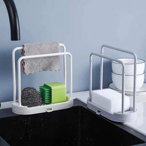 厨房抹布架免打孔多功能壁挂收纳