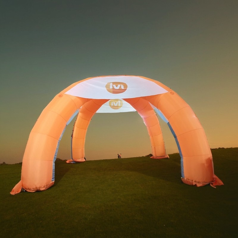 定制促销广告充气拱门帐篷婚纱影楼摄影印字儿童户外对角活动气模