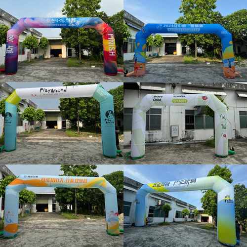 起点终点跑步活动充气拱门聚鑫美