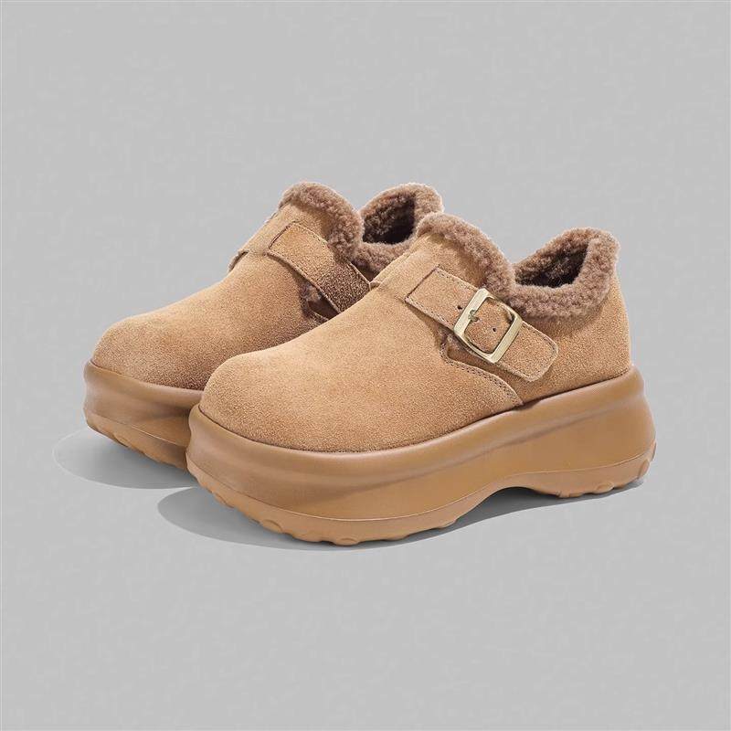 厚底全包勃肯鞋女外穿2026年新款小个子增高加绒保暖一脚蹬棉鞋,女鞋,勃肯鞋/软木鞋,淘宝优惠券,粉丝福利购,淘宝优惠卷