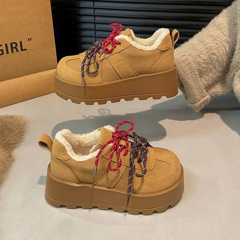 云芙厚底雪地靴女冬季新款全包勃肯鞋子女加绒加厚保暖棉鞋毛毛鞋,女鞋,时尚雪地靴,淘宝优惠券,粉丝福利购,淘宝优惠卷