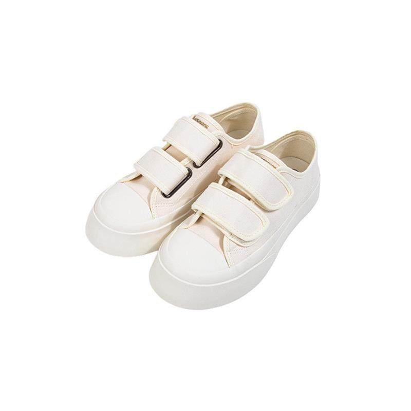 白鹿鞋业大头魔术贴帆布鞋韩国小白鞋洛丽塔鞋2026新款懒人丑萌鞋,女鞋,帆布鞋,淘宝优惠券,粉丝福利购,淘宝优惠卷