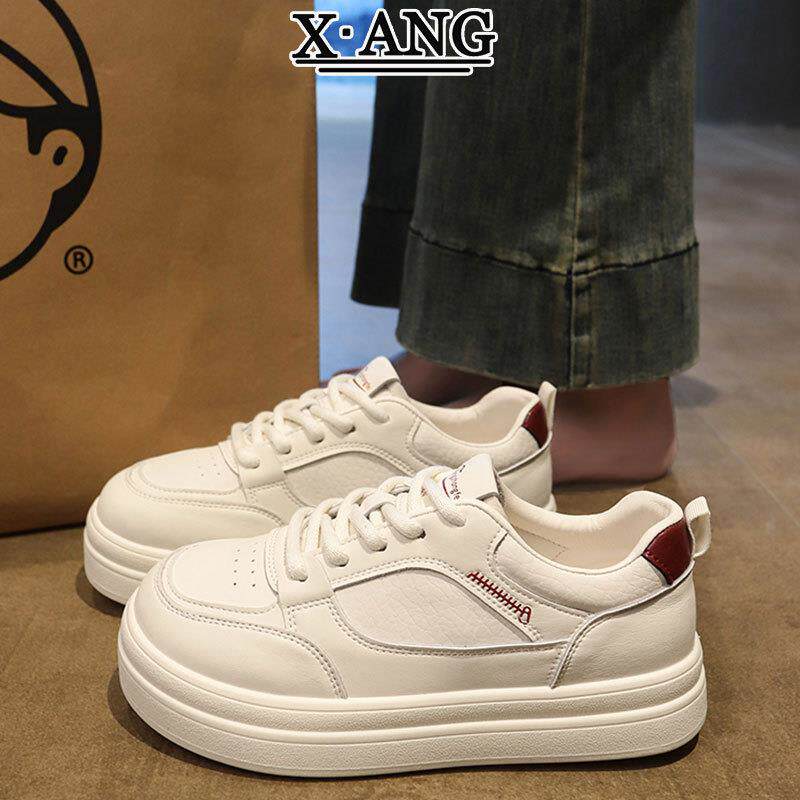 真皮小白鞋子女鞋不累脚软底单鞋2026春季新款百搭休闲运动鞋板鞋