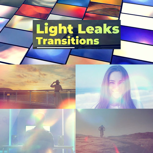 FCPX插件Light Leaks Transitions镜头漏光光效叠加转场预设90组