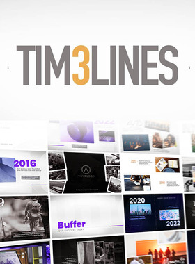 FCPX插件Timelines历程回顾时间线图文排展示动画模板预设