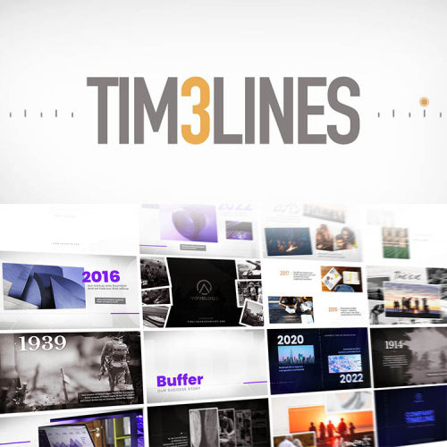 FCPX插件Timelines历程回顾时间线图文排展示动画模板预设