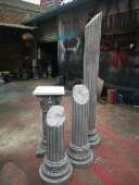 罗马柱泡沫仿真石柱摄影实景影棚橱窗装 饰罗马柱造景舞台剧道具