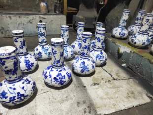 舞台表演道具泡沫青花瓷花瓶橱窗摄影道具花瓶演戏道具泡沫花瓶