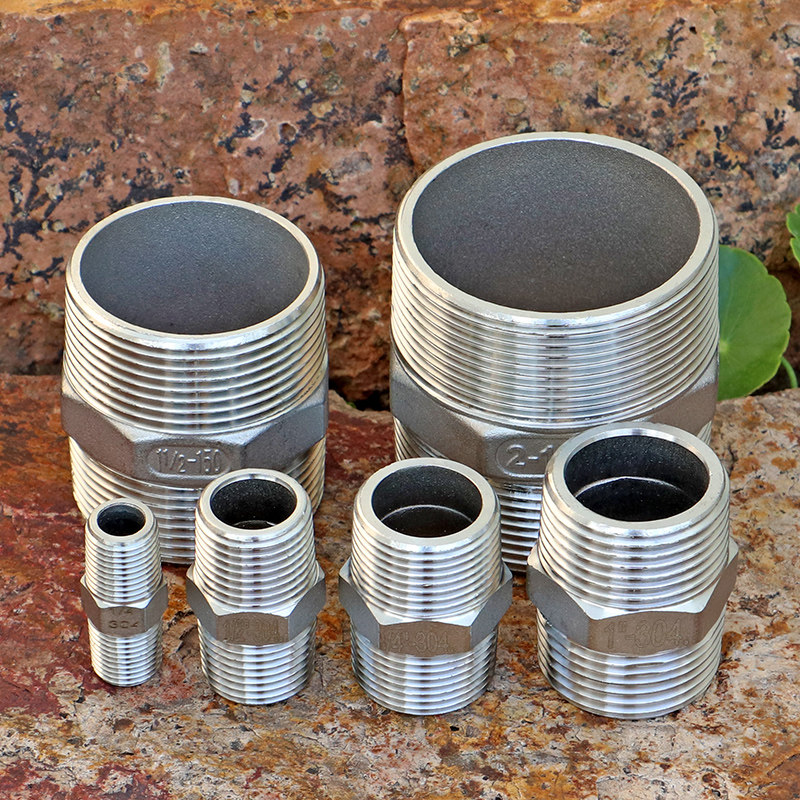 304不锈钢四六分一寸二寸转接头