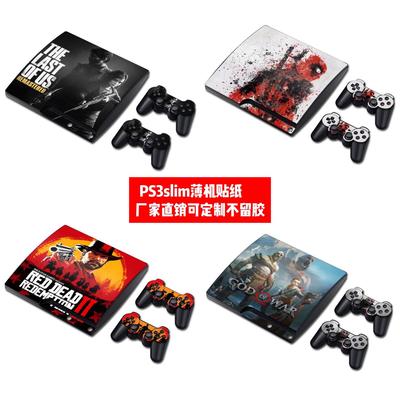 索尼PS3 Slim2000 3000型薄机贴纸PS3 slim贴膜火爆游戏贴可定制