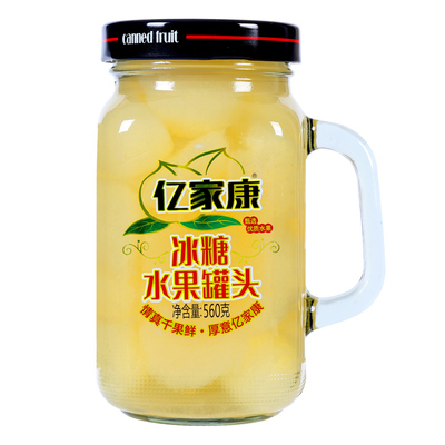 亿家康雪梨水果罐头560克3瓶