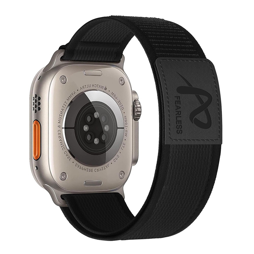 iwatch9手表带皮标野径魔术贴s8适用苹果applewatch华强北Ultra2