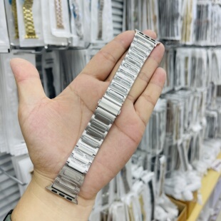 【华强北优选】适用苹果ultra3手表带s10不锈钢iwatch9实心精钢s8