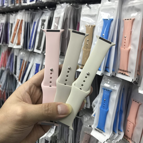 【华强北优选】适用iwatch8新配色手表带s789e学生硅胶表带ultra2