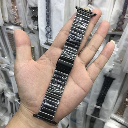 适用苹果s8乔帮主HK11pro新款iwatchs10不锈钢华强北ultra手表带