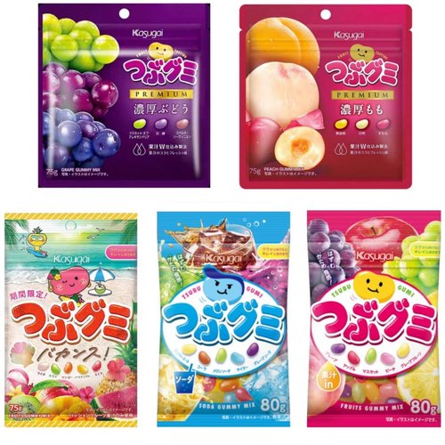 21种口味春日井水果软糖混合浓厚巨峰葡萄味水蜜桃味什锦休闲喜糖