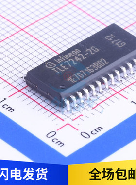 全新 TLE72422GXUMA2 印TLE7242-2G 达林顿晶体管驱动芯片 SOP-28
