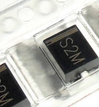 贴片 快恢复二极管S2M RL207 2A 1000V SMB DO214AA 一盘3K=240元
