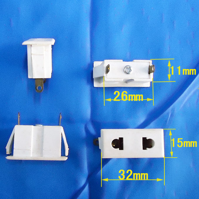 机箱暗装两项插座 安装孔26mmX11mm 全新积压货