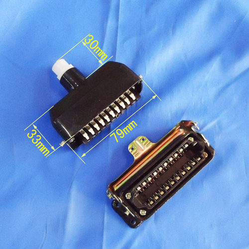 矩形型插头插座CA-20芯JZJW直弯